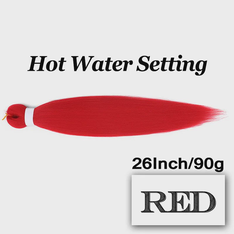 Pre-stretched Braiding Hair 26 Inch - Synthetische Haarverlengingen voor Crochet Braids in Kleuren