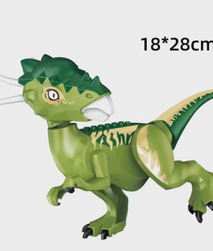 Grote Bouwblok Dinosaurus Speelgoed - Indominus Rex & Tyrannosaurus Rex Modellen