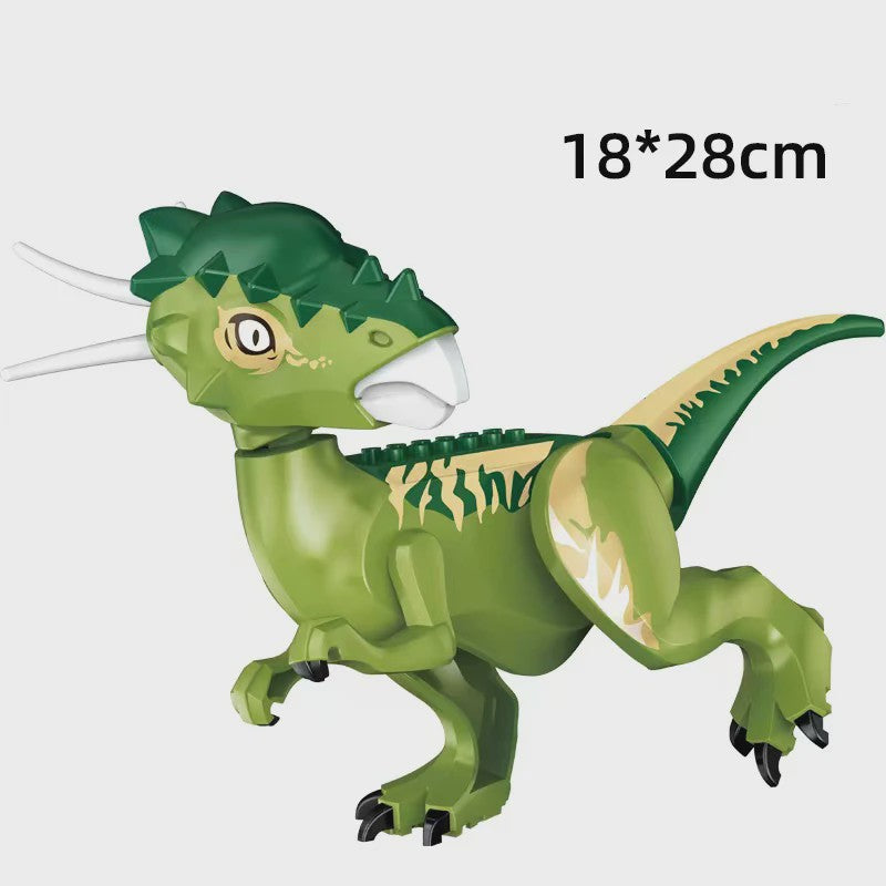 Grote Bouwblok Dinosaurus Speelgoed - Indominus Rex & Tyrannosaurus Rex Modellen