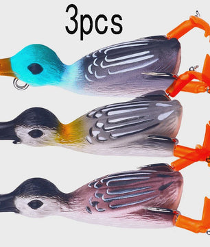 Realistische Eenden Vissen Lokaas - 8.5cm, 12g - Perfect voor Baars, Karper & Snoek