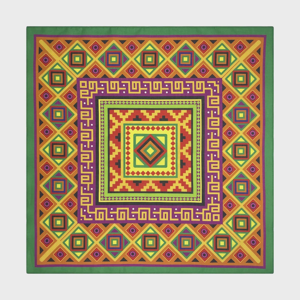 Unisex Katoenen Bandana met Dierenprint & Paisley Motief - Veelzijdig te Dragen