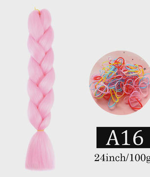 24 Inch Jumbo Braids Haarverlenging - Synthetisch Vlechtkapsel met Ombre Kleuren
