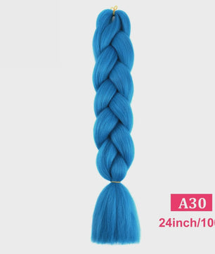 24 Inch Jumbo Braids Haarverlenging - Synthetisch Vlecht Haar in Kleurrijke Tinten
