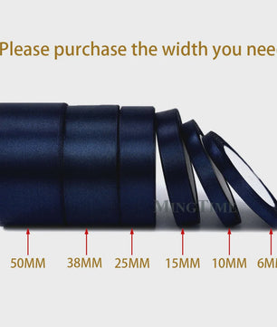 Satijnen Lint 22 Meter - Diverse Breedtes (6mm t/m 50mm) voor Decoratie & Knutselen