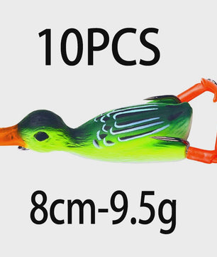 Realistische Eenden Vissen Lokaas - 8.5cm, 12g - Perfect voor Baars, Karper & Snoek