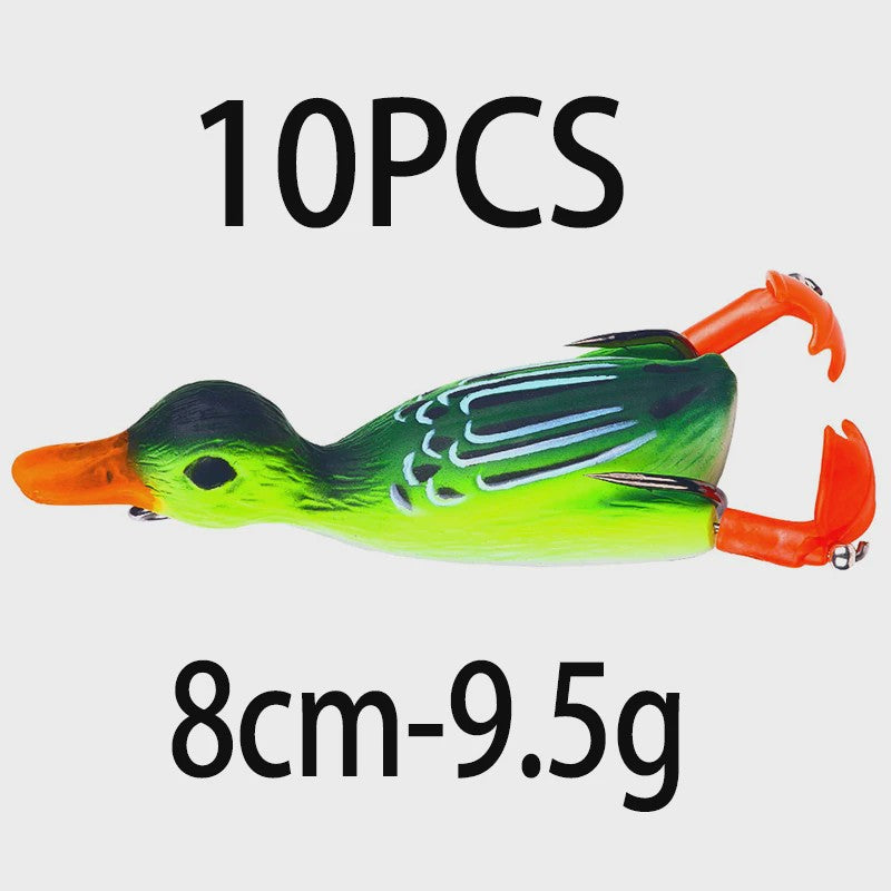 Realistische Eenden Vissen Lokaas - 8.5cm, 12g - Perfect voor Baars, Karper & Snoek