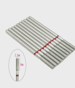 10x Diamant Freesbits Set - 2.35mm Schacht voor Tandheelkunde & Nagelstyling