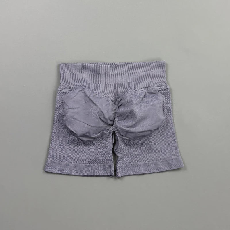 HISTELLO Seamless Biker Shorts Dames - Low Waist Scrunch Butt voor Fitness & Yoga