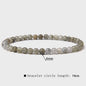 Natuursteen Armband met Kwarts, Kattenoog, Jades & Aquamarijn Kralen - Stretch Bangle voor Dames & Heren