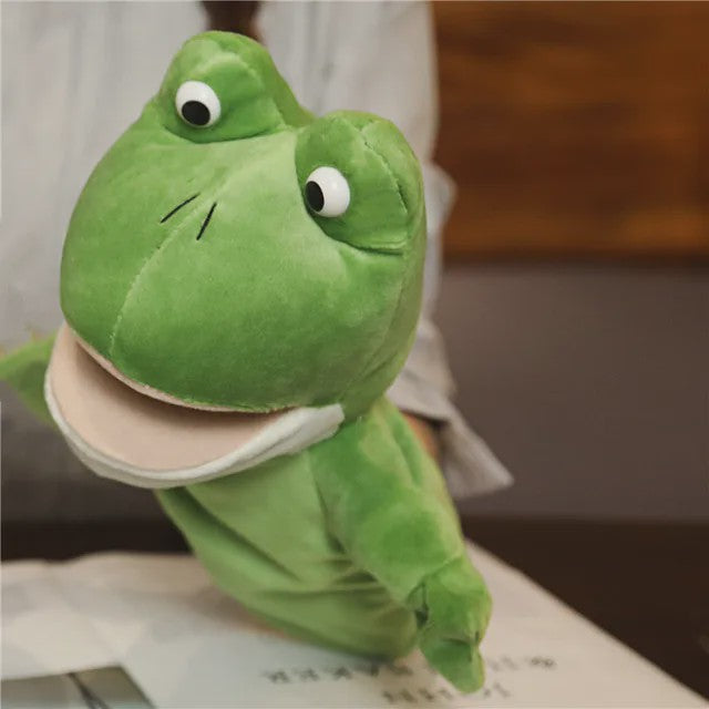 Zachte Pluche Handpoppen - Educatief Speelgoed voor Baby's en Kinderen (Diverse Dieren)