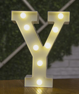Decoratieve LED Letter & Cijfer Lampen - Creëer Sfeer met Warm Licht