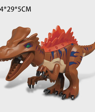 Grote Bouwblok Dinosaurus Speelgoed - Indominus Rex & Tyrannosaurus Rex Modellen
