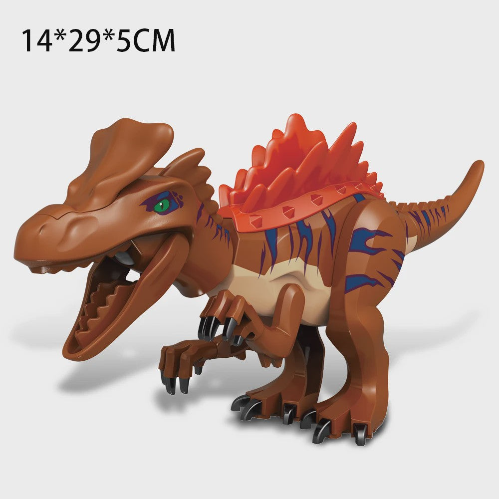 Grote Bouwblok Dinosaurus Speelgoed - Indominus Rex & Tyrannosaurus Rex Modellen