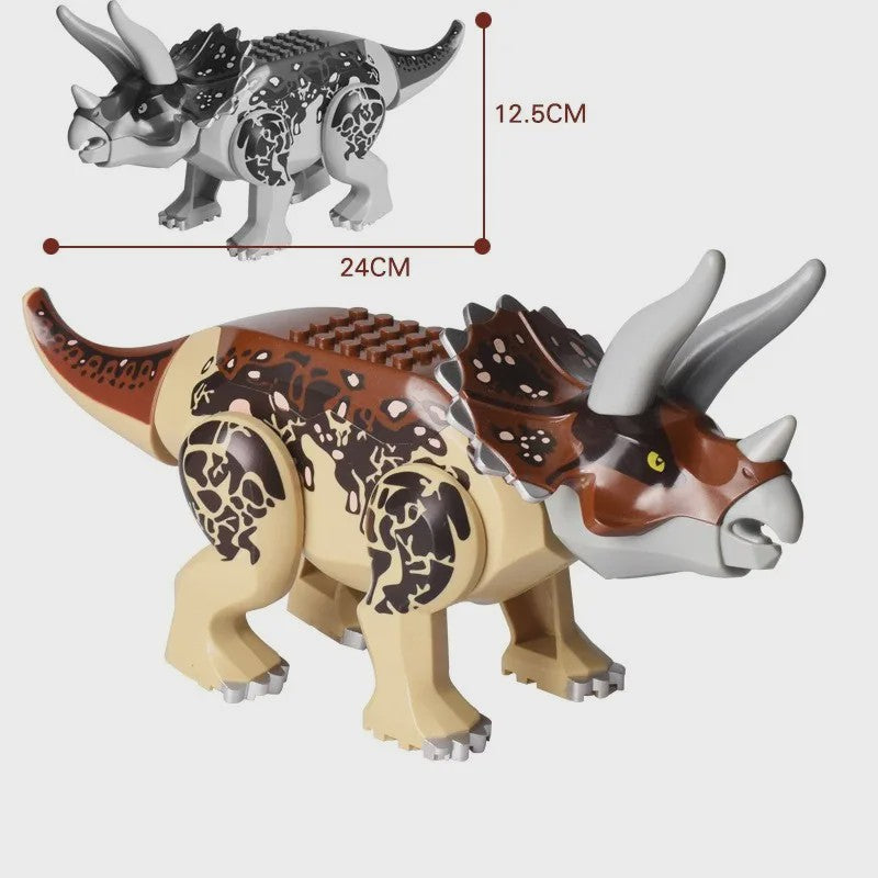 Grote Dinosaurus Bouwstenen Set - T-Rex, Velociraptor & Meer - Speelgoed voor Kinderen