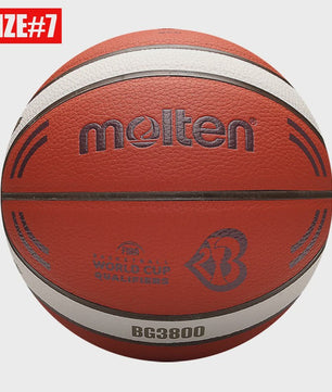 Molten BG3100 Basketbal: Officiële Maat 7, 6, 5 | PU Leer | Indoor & Outdoor Gebruik
