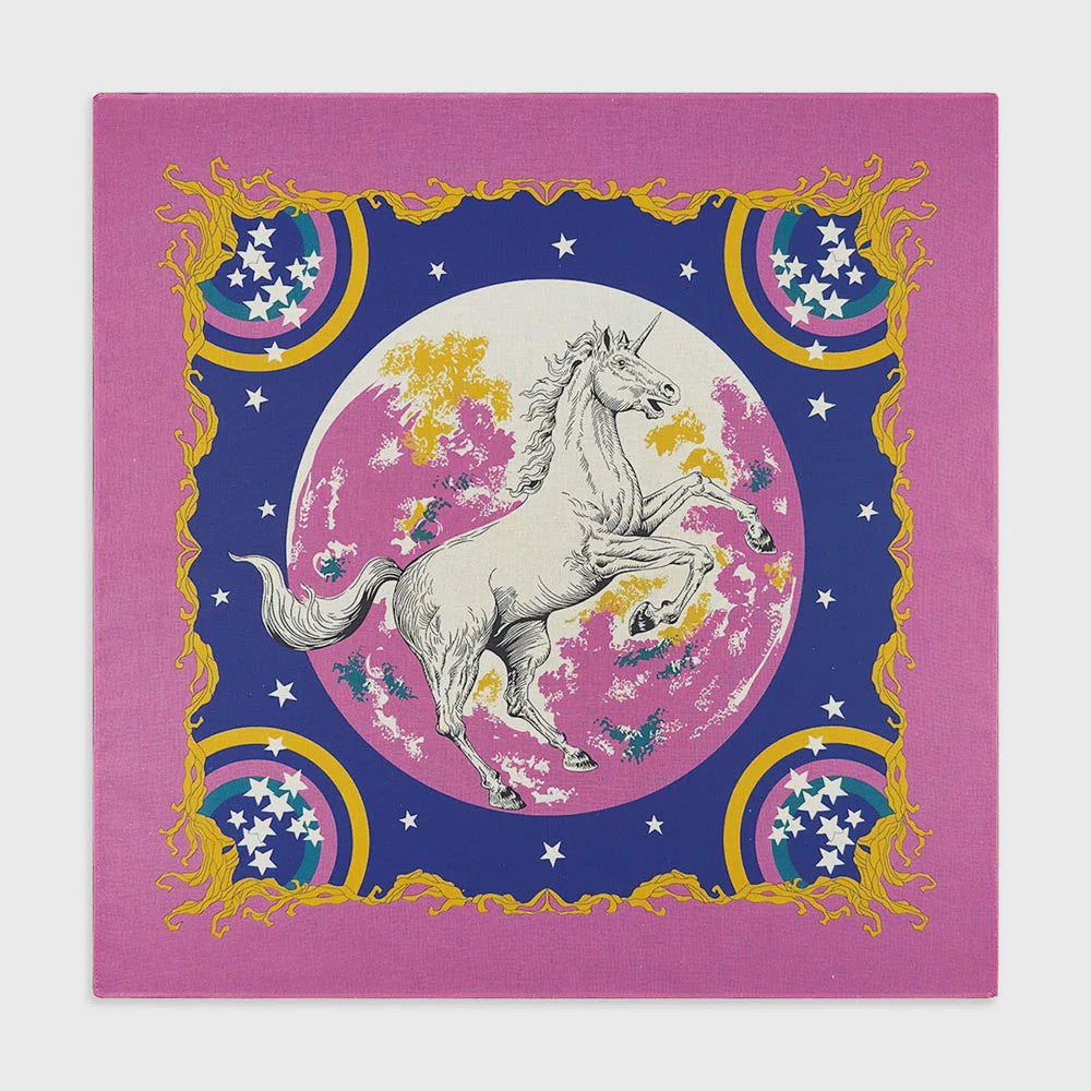 Unisex Katoenen Bandana met Dierenprint & Paisley Motief - Veelzijdig te Dragen