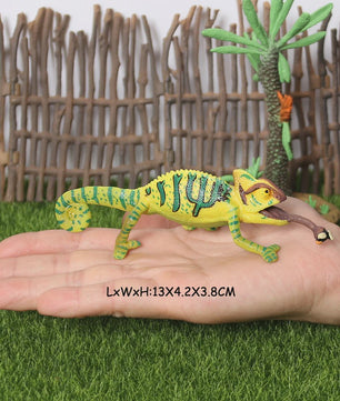 Realistische Reptielen Speelgoedset: Kameleon, Leguaan, Baardagaam & Meer