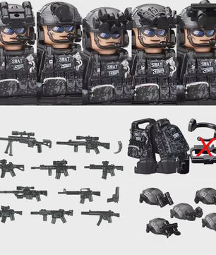 Bouwstenen Militaire Special Forces Commando Figuren met Wapens