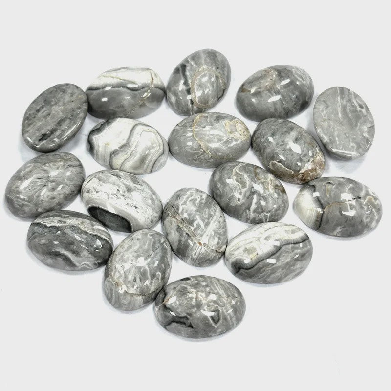 10x Kristal Cabochons Ovaal 13x18mm - Natuurlijke Helende Stenen voor Sieraden Maken