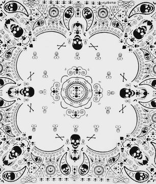 Skull Bandana Katoen - Hip Hop Stijl Hoofddoek & Accessoire