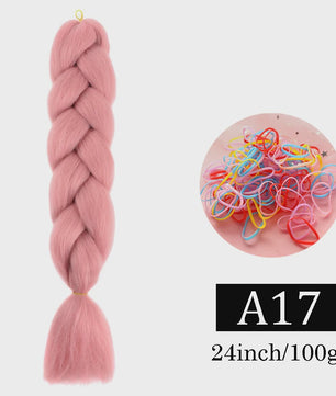 24 Inch Jumbo Braids Haarverlenging - Synthetisch Vlechtkapsel met Ombre Kleuren