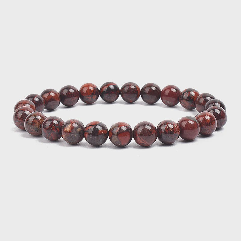 Natuurstenen Kralen Armband - Amethist, Aquamarijn, Jade & meer