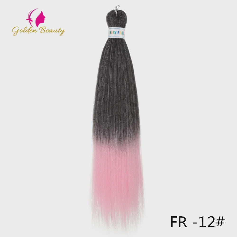 26 Inch Ombre Kleuren Vlechtsel Haar Synthetisch Pre-stretched Jumbo Braids Haar voor Cosplay & Pruiken