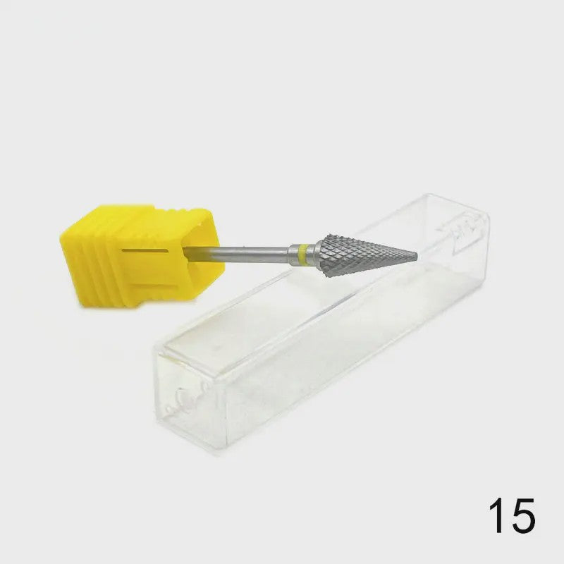 Professionele Tungsten Carbide Nagelboor Bits Set - 33 Stijlen voor Manicure & Pedicure