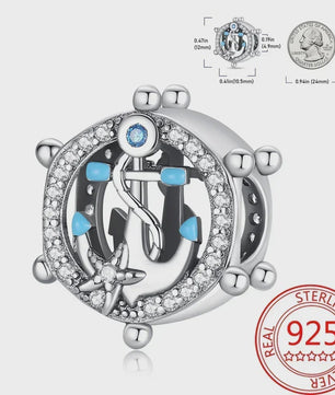 925 Sterling Zilver Oceaan Serie Bedel - DIY Armband Bedeltje voor Dames
