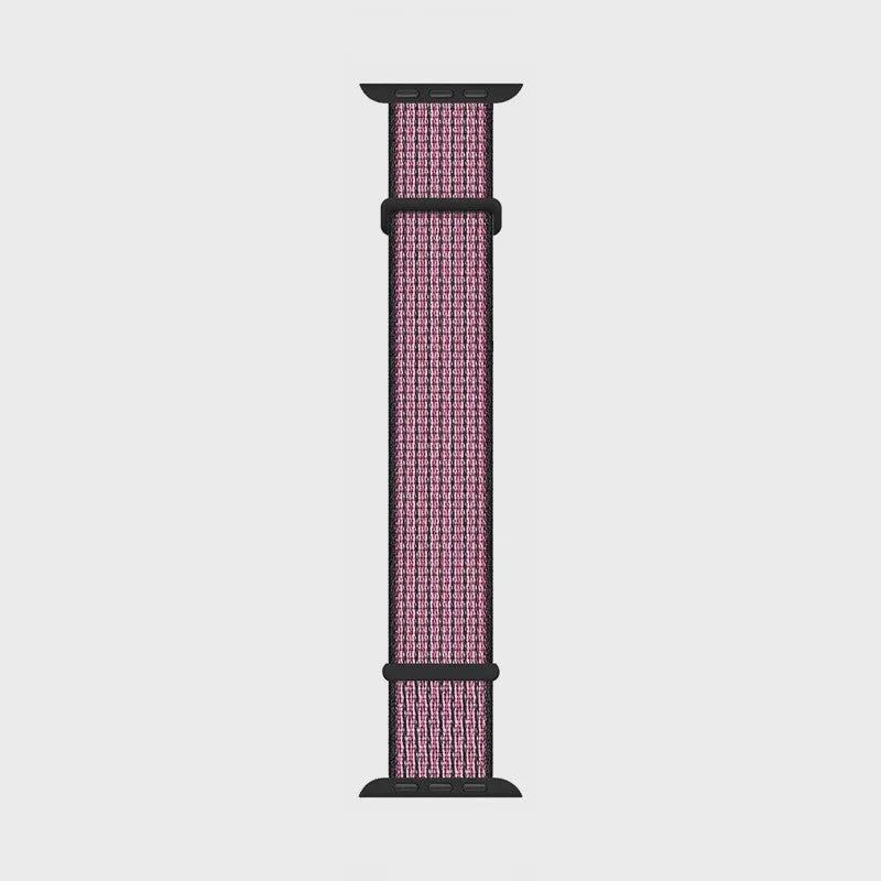 Nylon Sportband voor Apple Watch (38-49mm) - Ademend & Verstelbaar met Klittenband