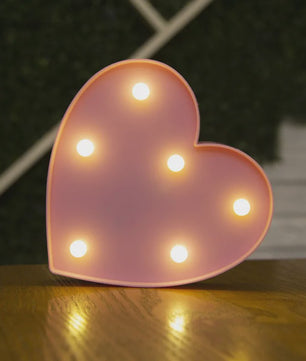 Decoratieve LED Letter & Cijfer Lampen - Creëer Sfeer met Warm Licht