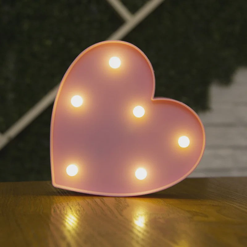 Decoratieve LED Letter & Cijfer Lampen - Creëer Sfeer met Warm Licht