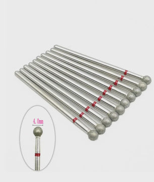 10x Diamant Freesbits Set - 2.35mm Schacht voor Tandheelkunde & Nagelstyling