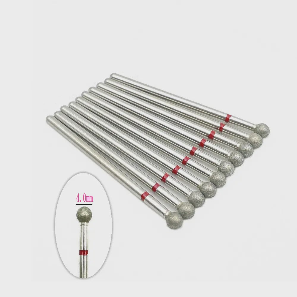 10x Diamant Freesbits Set - 2.35mm Schacht voor Tandheelkunde & Nagelstyling