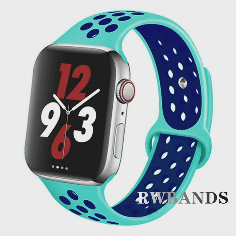 Ademende Sportband voor Apple Watch (38-49mm) - Comfortabele Vervangingsband