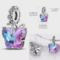 925 Sterling Zilveren Bedel: Vlinder & Vuurvliegje - DIY Sieraden voor Armband & Ketting