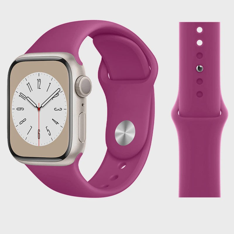 Sport Siliconen Bandje voor Apple Watch 38-49mm - Serie 1 t/m 11, SE, Ultra