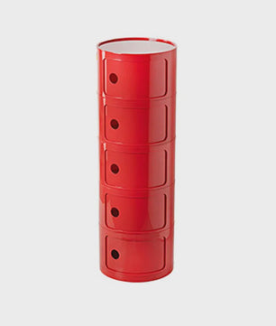 Moderne Ronde Nachtkastje - Minimalistisch Plastic Bijzetkastje