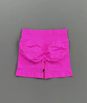 HISTELLO Seamless Biker Shorts Dames - Low Waist Scrunch Butt voor Fitness & Yoga