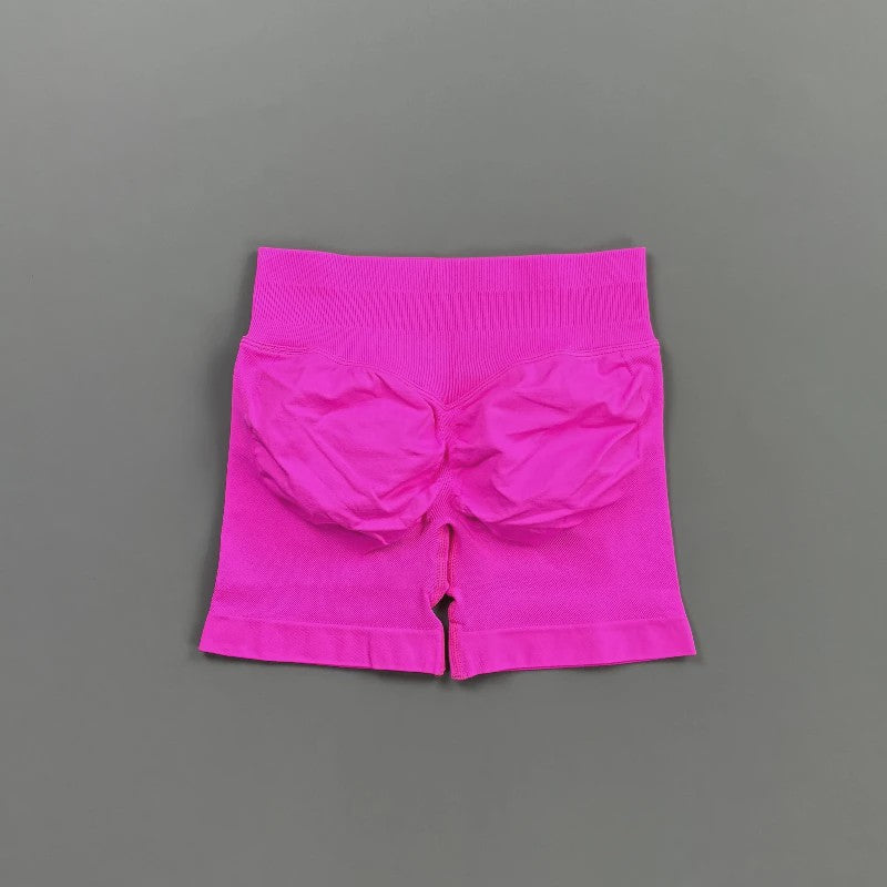 HISTELLO Seamless Biker Shorts Dames - Low Waist Scrunch Butt voor Fitness & Yoga