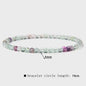 Natuursteen Armband met Kwarts, Kattenoog, Jades & Aquamarijn Kralen - Stretch Bangle voor Dames & Heren