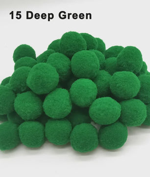 Mix van Zachte Pompoms (8-30mm) voor Knutselen, Decoratie & Speelgoed