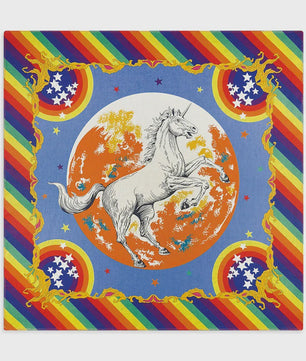 Unisex Katoenen Bandana met Dierenprint & Paisley Motief - Veelzijdig te Dragen