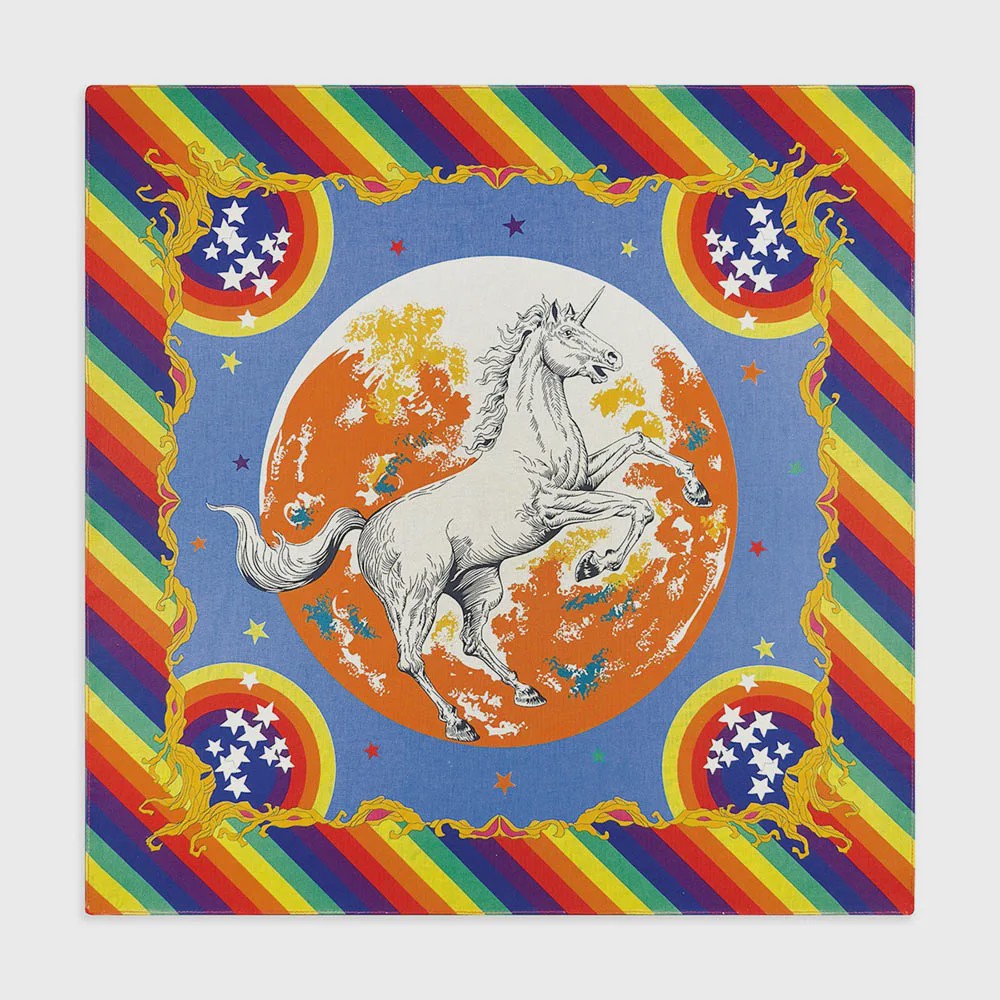 Unisex Katoenen Bandana met Dierenprint & Paisley Motief - Veelzijdig te Dragen