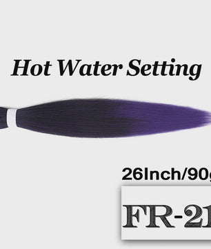 Pre-stretched Braiding Hair 26 Inch - Synthetische Haarverlengingen voor Crochet Braids in Kleuren