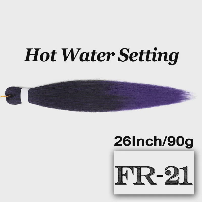 Pre-stretched Braiding Hair 26 Inch - Synthetische Haarverlengingen voor Crochet Braids in Kleuren