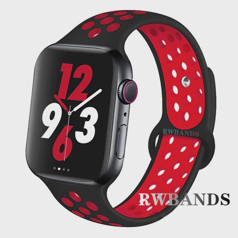 Ademende Sportband voor Apple Watch (38-49mm) - Comfortabele Vervangingsband