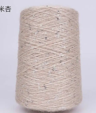 Zacht Pluche Mohair Garen met Pailletten - Kleurrijk Brei-, Haak- en Naaigaren (520g)