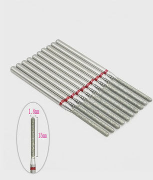 10x Diamant Freesbits Set - 2.35mm Schacht voor Tandheelkunde & Nagelstyling