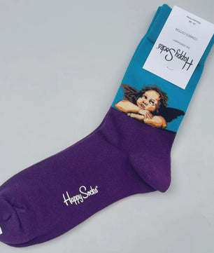 Happy Socks Heren Mid-tube Sokken - Pure Katoen, Klassiek Comfort - Maat 41-46